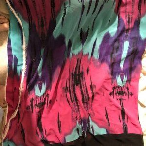 silk chiffon fabric piece